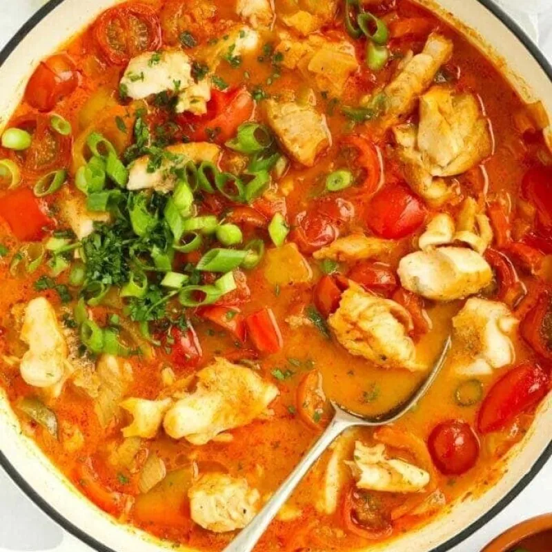 Easy Fish Stew {with Paprika and Lime}