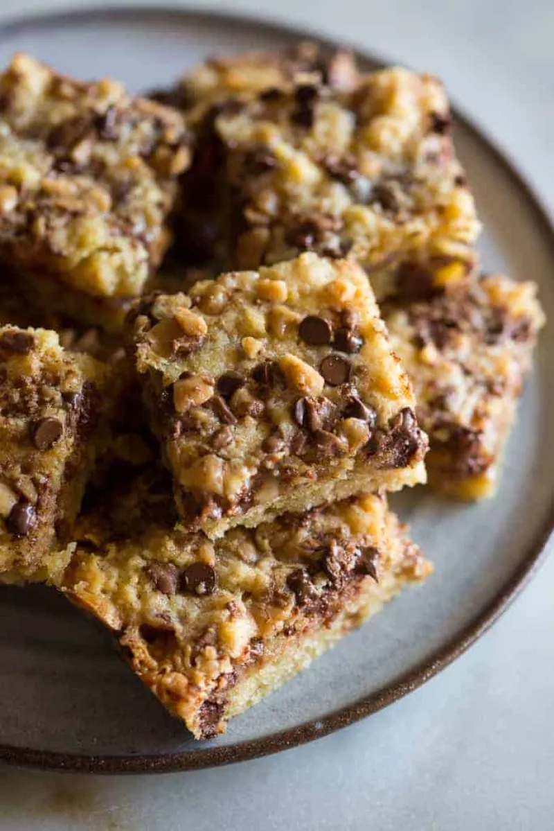 Toffee Chocolate Chip Cookie Bars