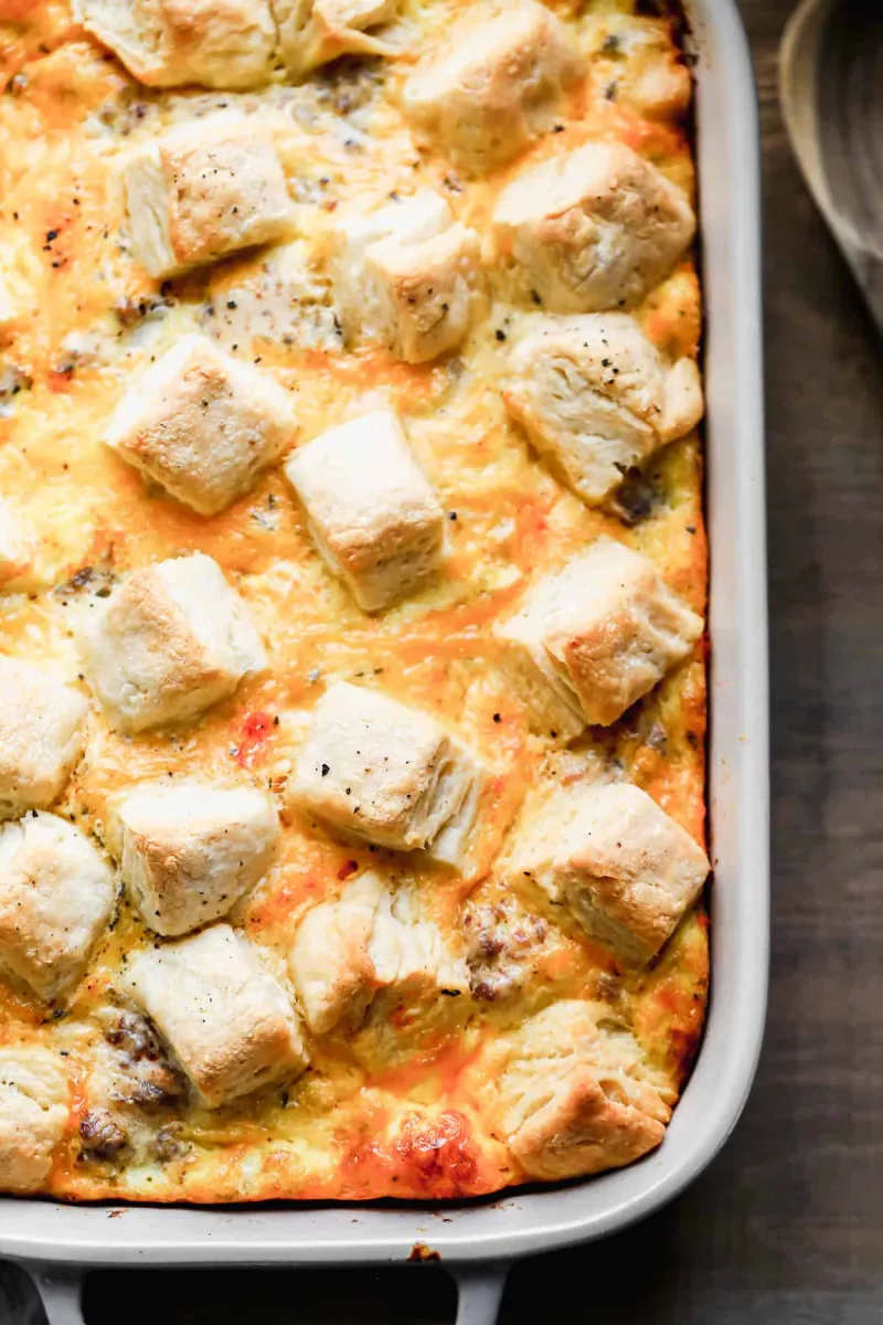 Easy Biscuits and Gravy Casserole Recipe
