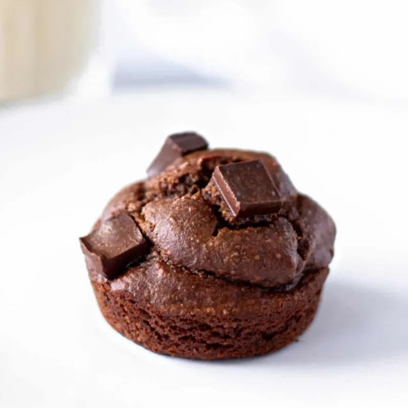 Gluten Free Chocolate Banana Blender Muffin Recipe