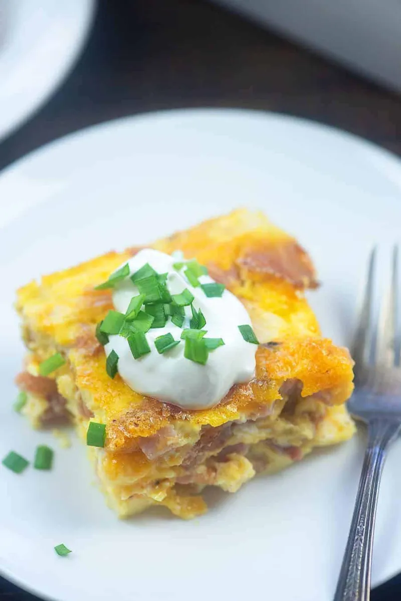Breakfast Casserole with Ham