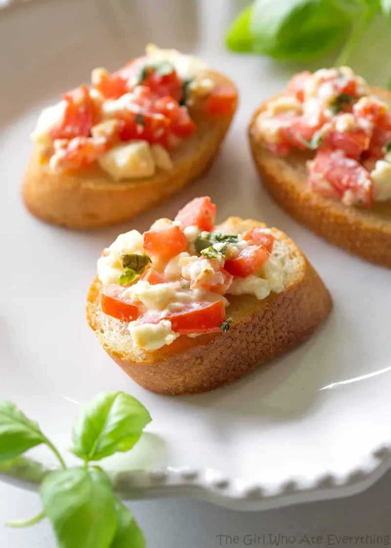 Tomato Feta Bruschetta