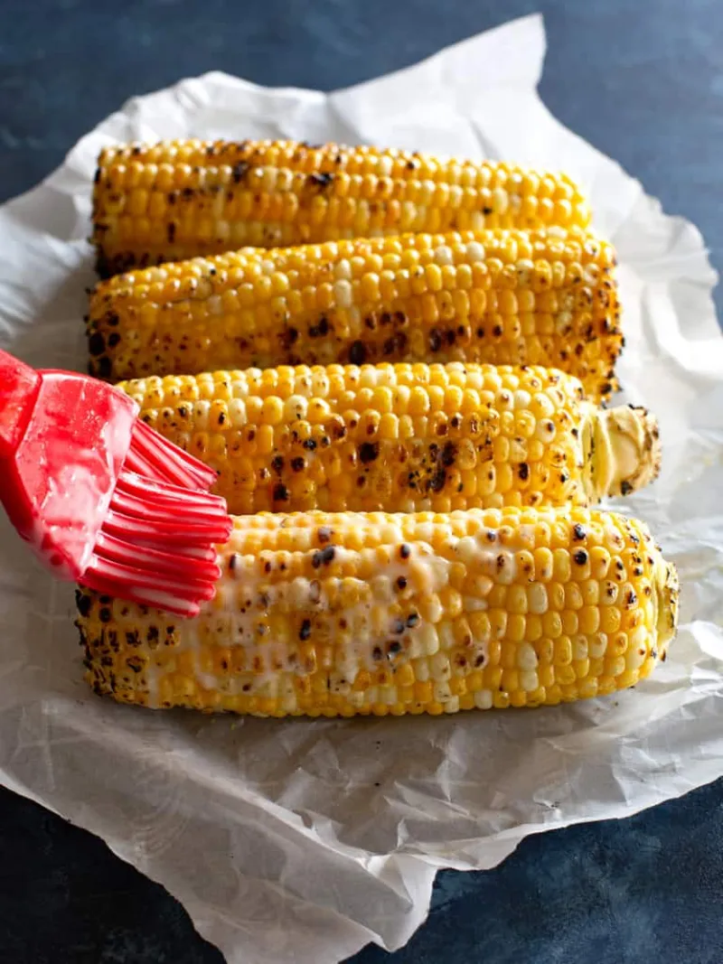 Coconut Grilled Corn