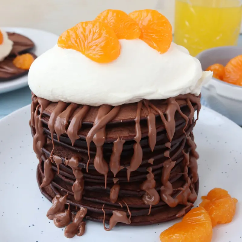 Chocolate Orange Pancakes