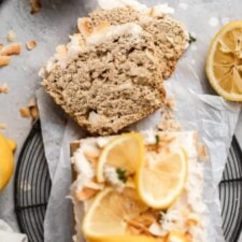 Amazing Coconut Lemon Loaf Recipe (Vegan + Gluten Free!)