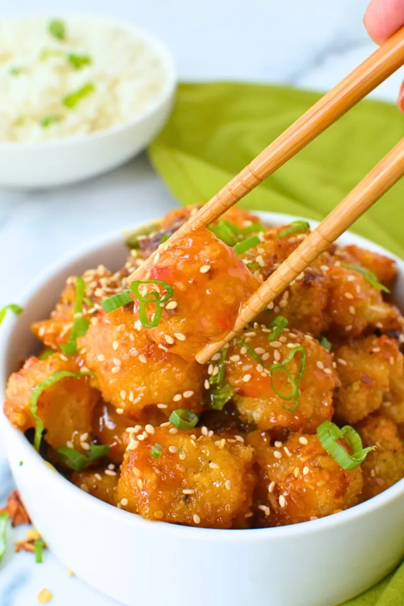 Crispy Orange Cauliflower