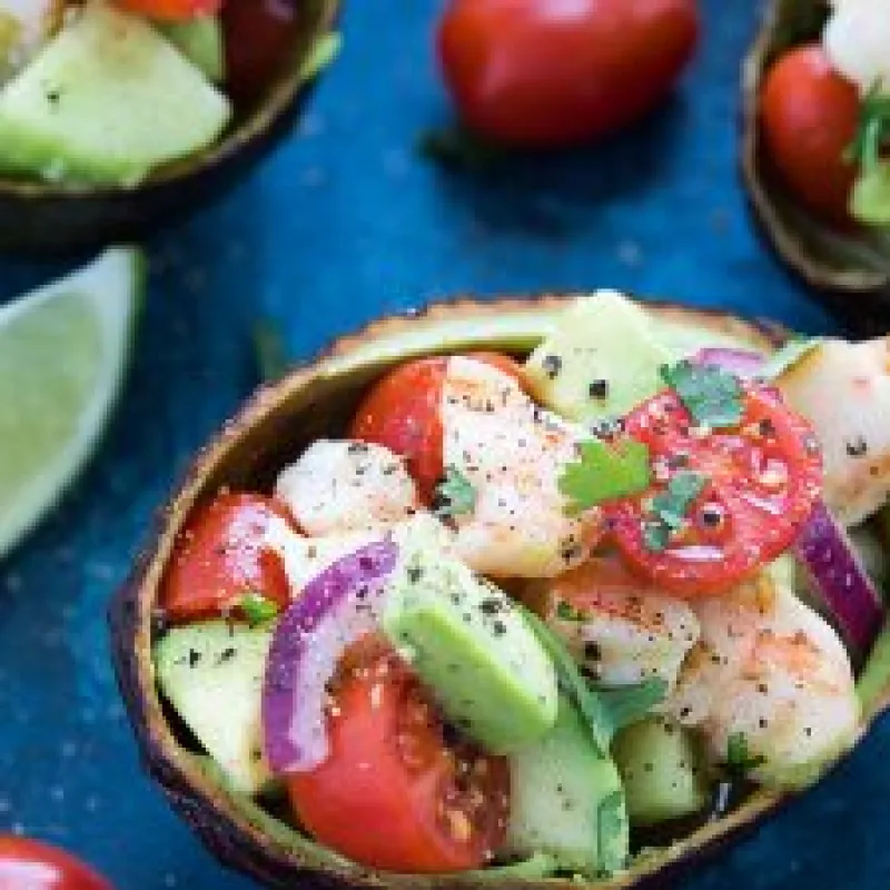 Shrimp Stuffed Avocados