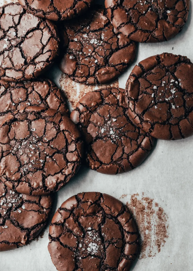 Brownie Crinkle Cookies