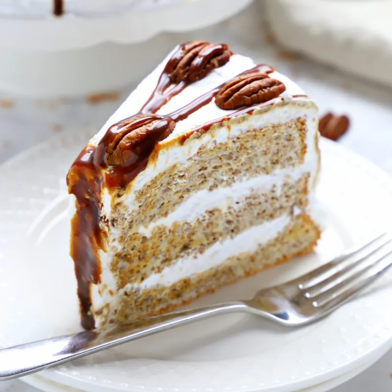 Classic Caramel Pecan Schmoo Torte