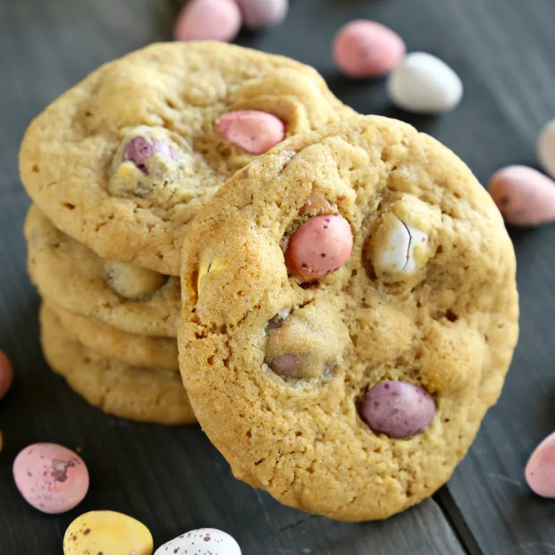 Mini Eggs Chocolate Chip Cookies