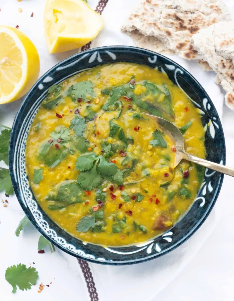 Swiss Chard Soup with Lentils