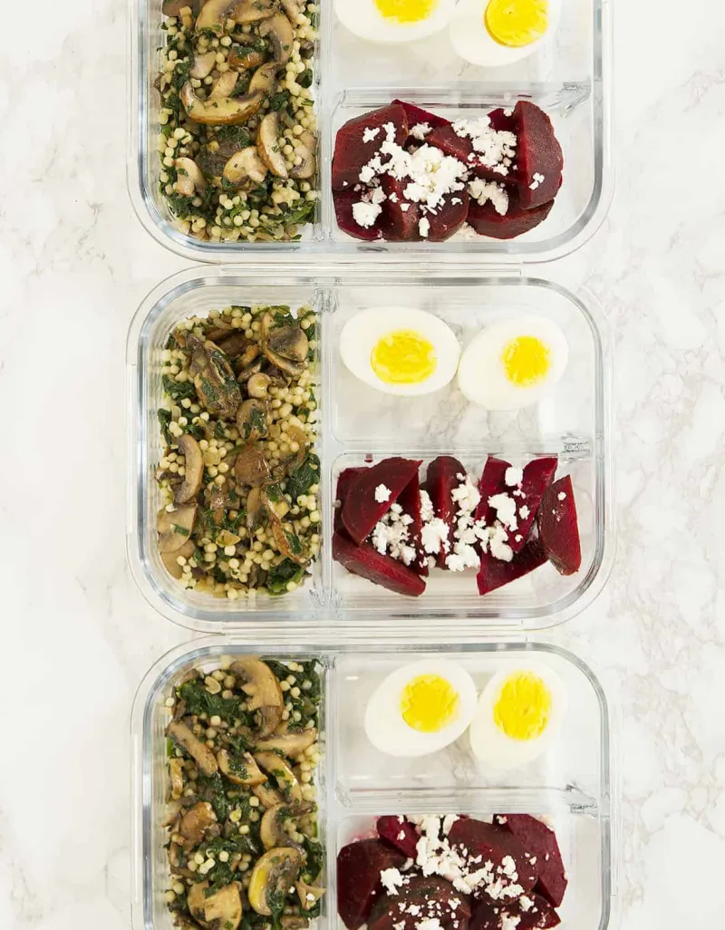 MUSHROOM COUSCOUS MEAL PREP IDEA