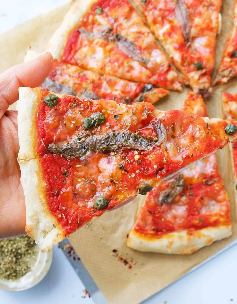 Italian Anchovy pizza