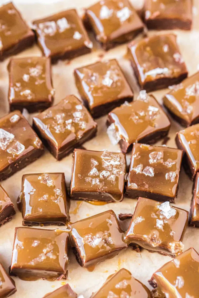 Salted Caramel Chocolate Fudge