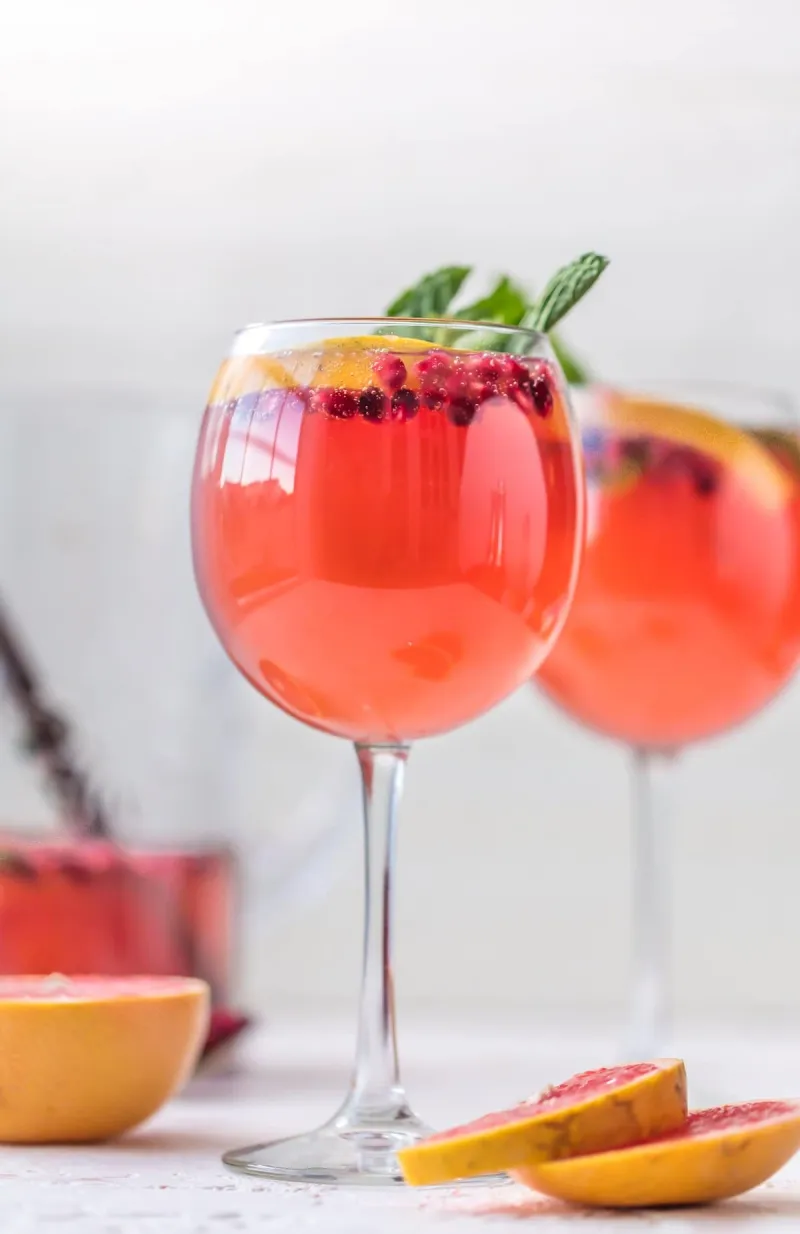 Pink Champagne Sangria