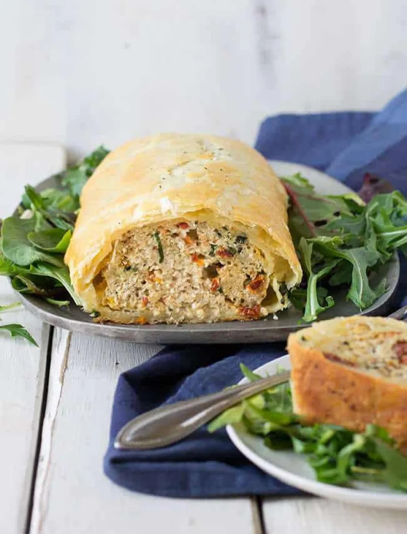 Ground chicken meatloaf