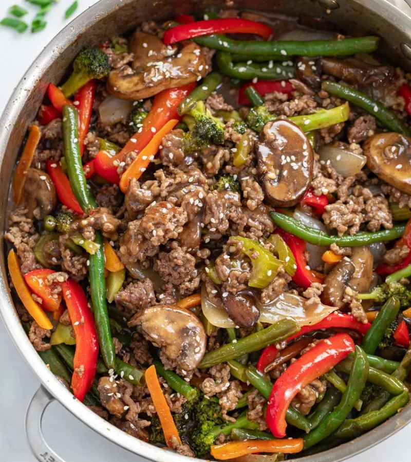 Ground Beef Stir Fry