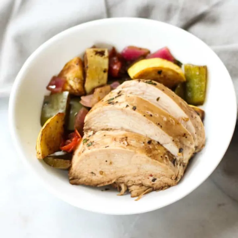 Veggie Chicken Meal Prep Bowls