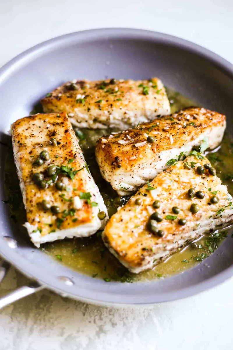 Halibut Piccata
