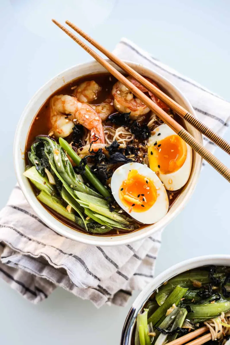Easy Spicy Shrimp Ramen