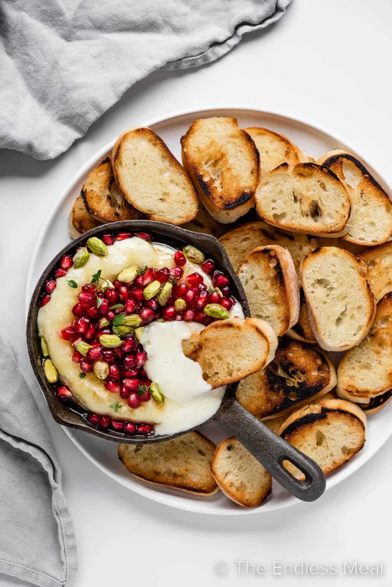 Pomegranate Baked Brie Recipe