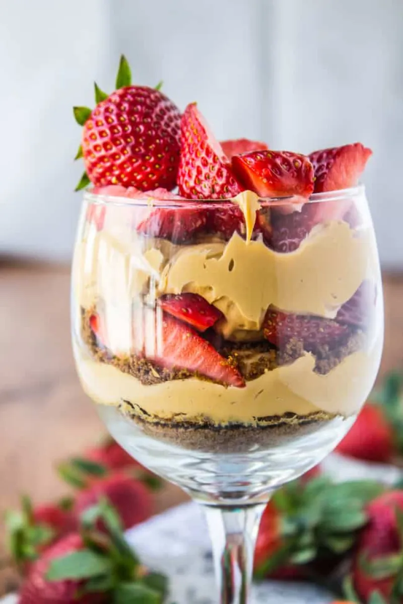 Dulce de Leche Cheesecake Parfaits