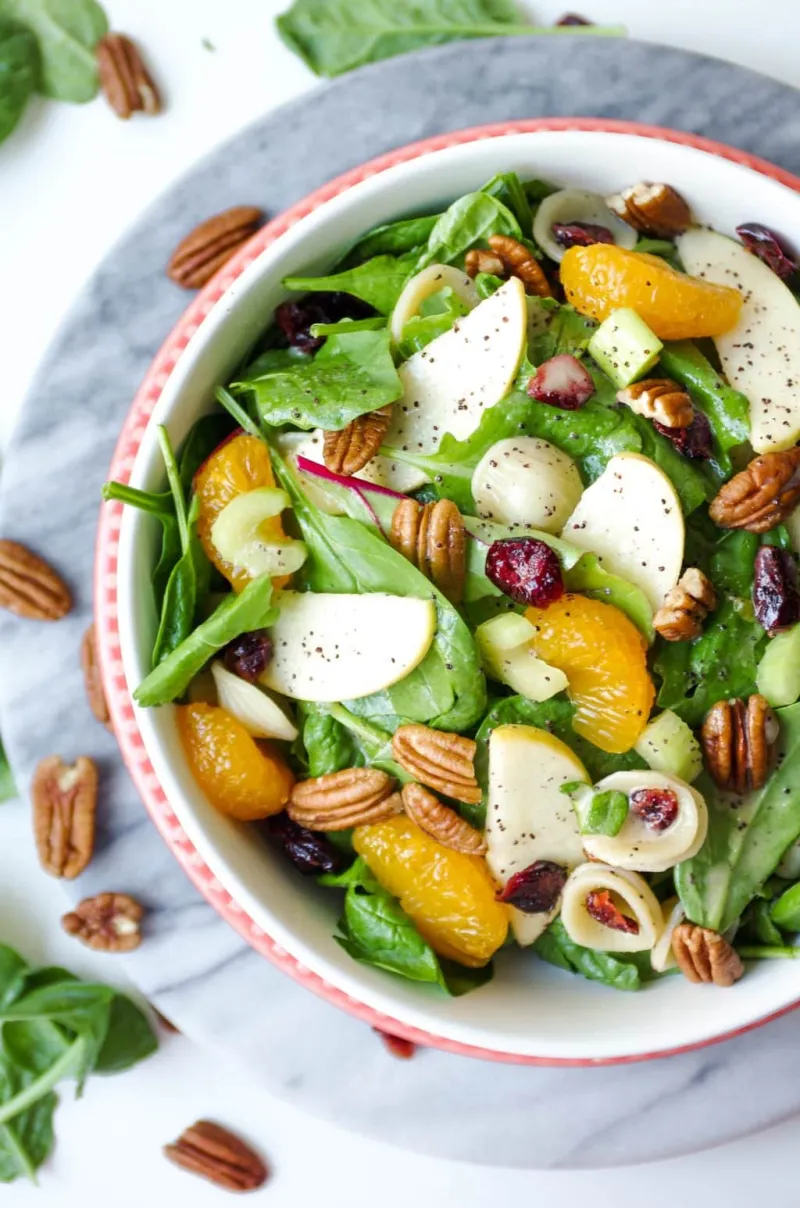 Autumn Apple Pasta Salad Recipe with Poppyseed Dressing