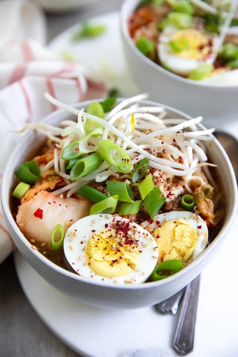 Kimchi Ramen Noodle Soup Recipe