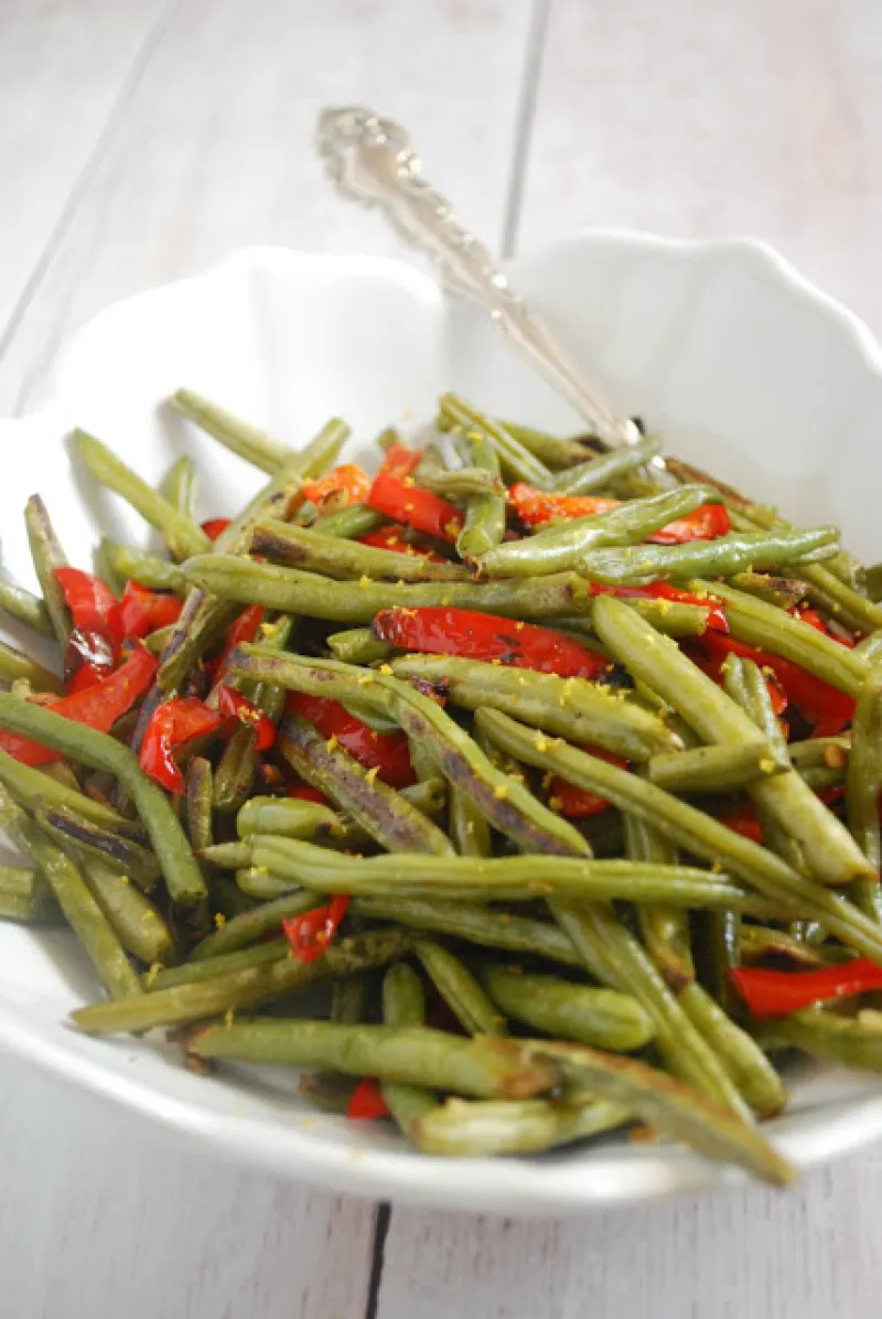 Easy Roasted Green Beans
