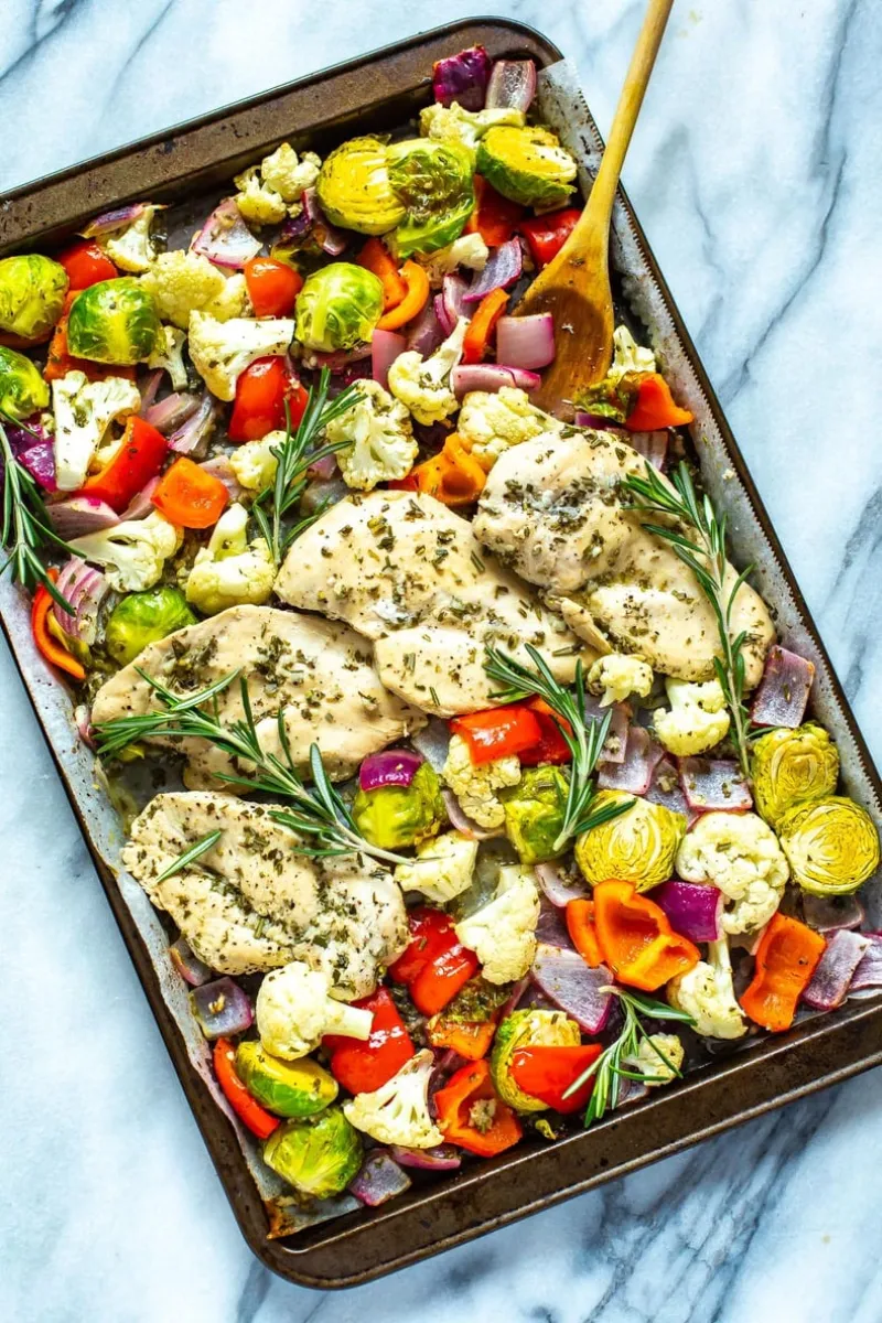 30-Minute Sheet Pan Rosemary Chicken