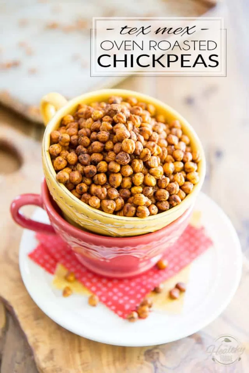 Tex Mex Oven Roasted Chickpeas
