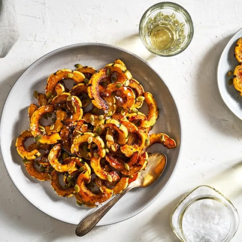 Spicy Roasted Delicata Squash Recipe