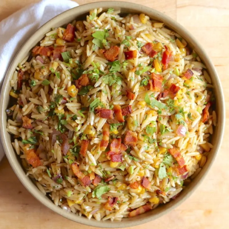 Bacon and Corn Pasta Salad