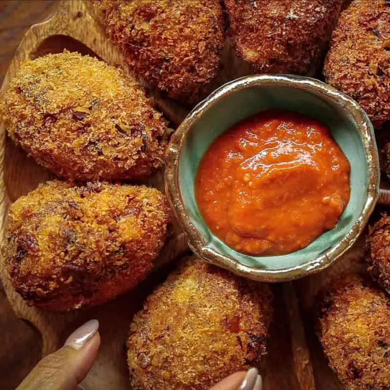 Kimchi Fried Rice Balls