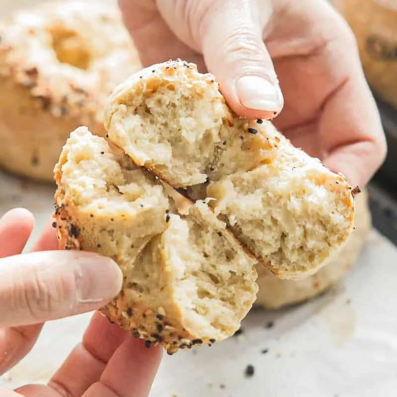 Easy & Delicious 3-Ingredient Bagels (Vegan & GF Option)