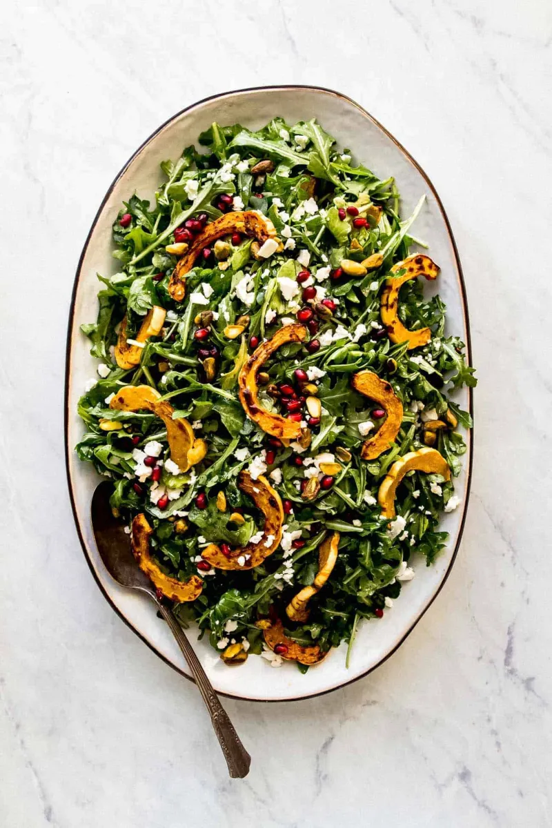 Roasted Delicata Squash Salad