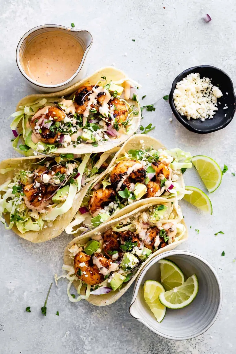 Gluten Free Blackened Shrimp Tacos