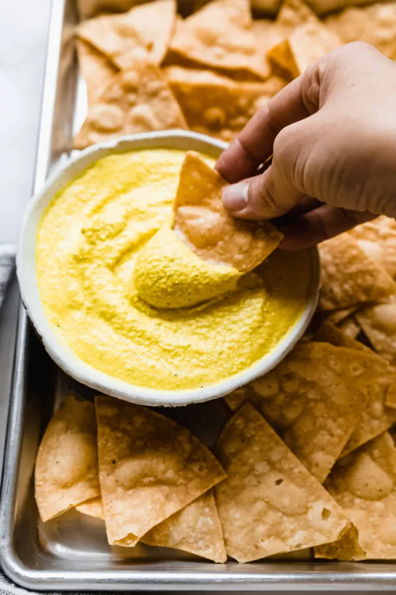Dairy Free Nacho Cheese Dip