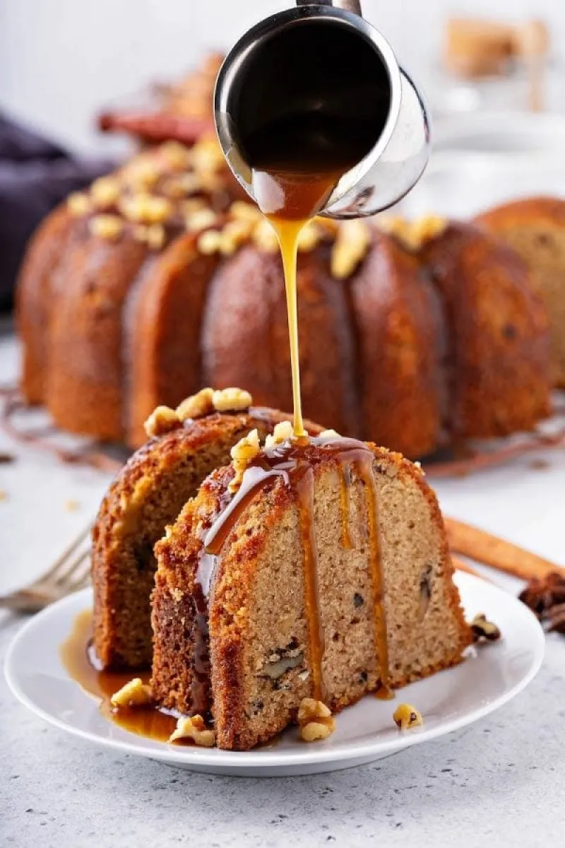 Walnut Rum Cake