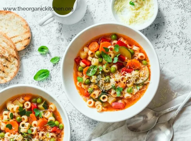 (Gluten Free) Minestrone Soup with Pancetta