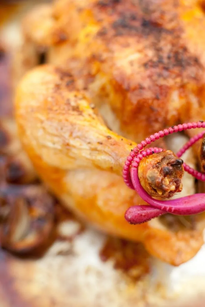 Roasted Lemon-Garlic Chicken with Shallots