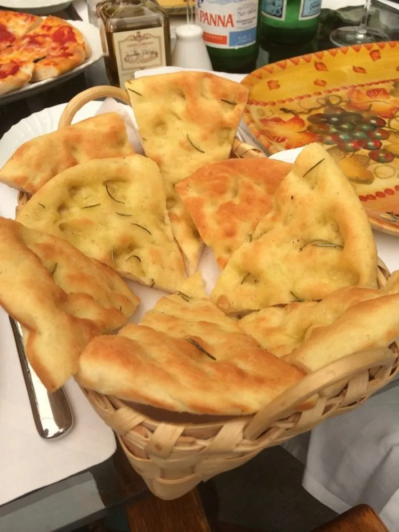 Focaccia Bread from Positano Italy!