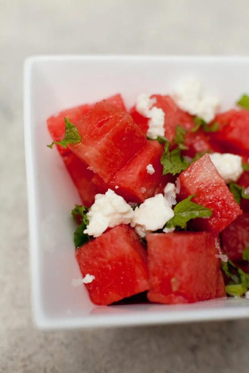 Watermelon Salad with Mint and Feta