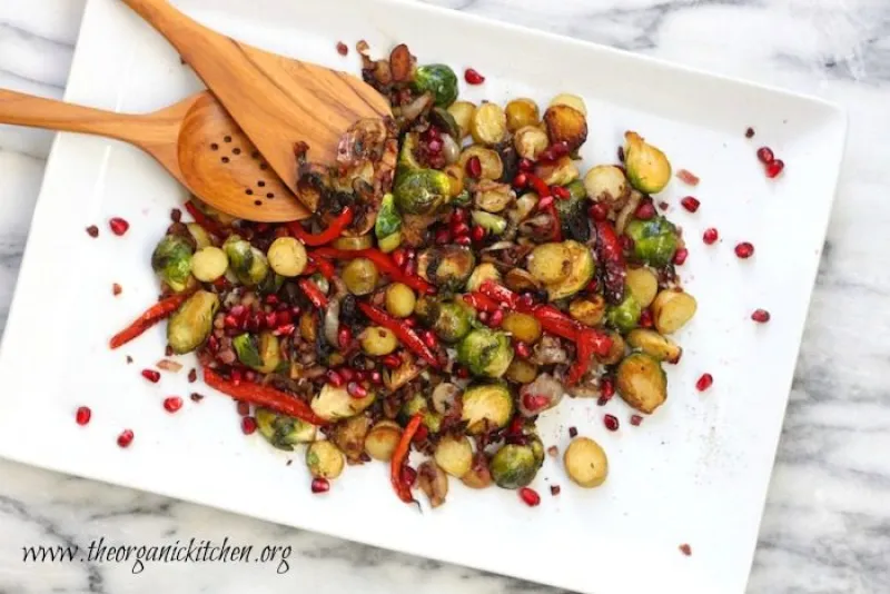 Brussels Sprout and Fingerling Potato Hash ~ Simple or dressed up for the Holidays!