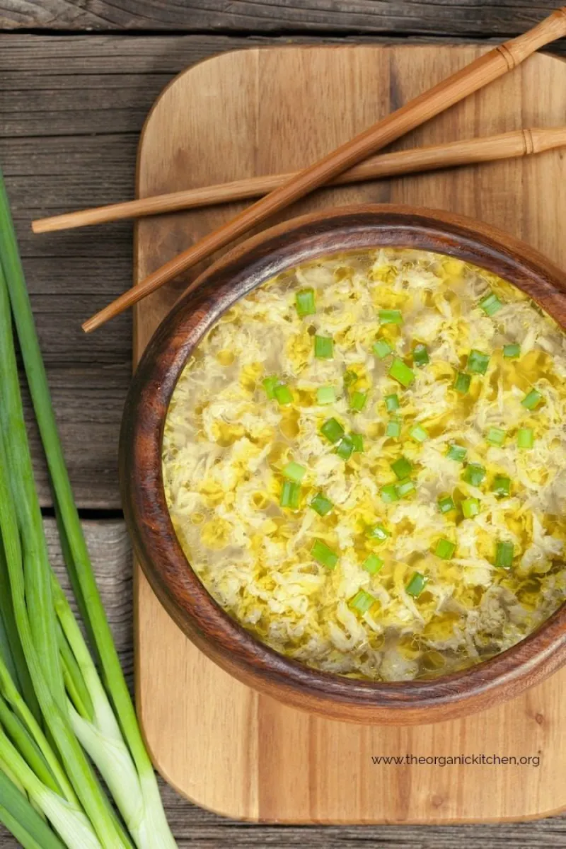 Egg Drop Soup ~ Five Minute Lunch Idea