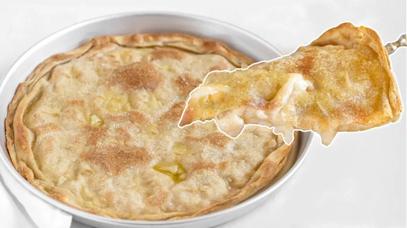 Crisp focaccia with vegan melted cheese