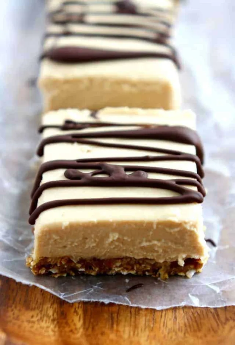 No-Bake Peanut Butter Cream Bars.