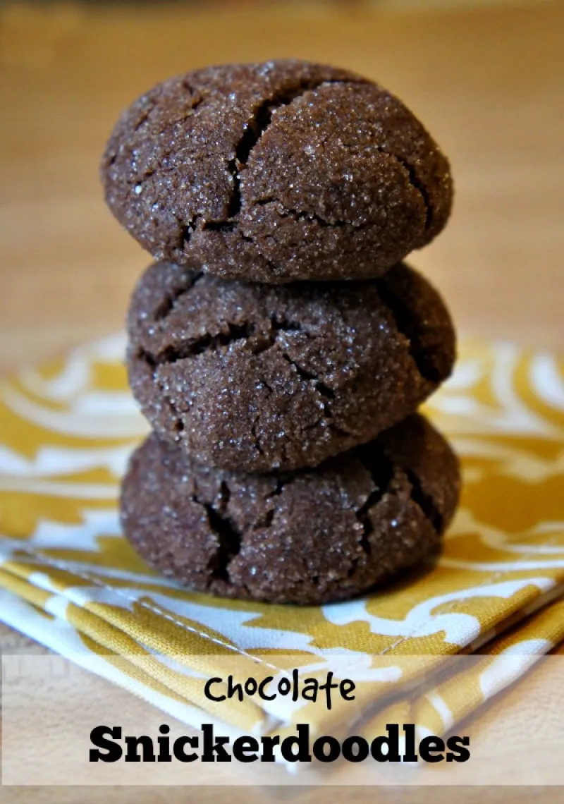 Chocolate Snickerdoodles Recipe