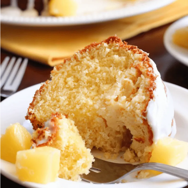 Pineapple Cheesecake Cake
