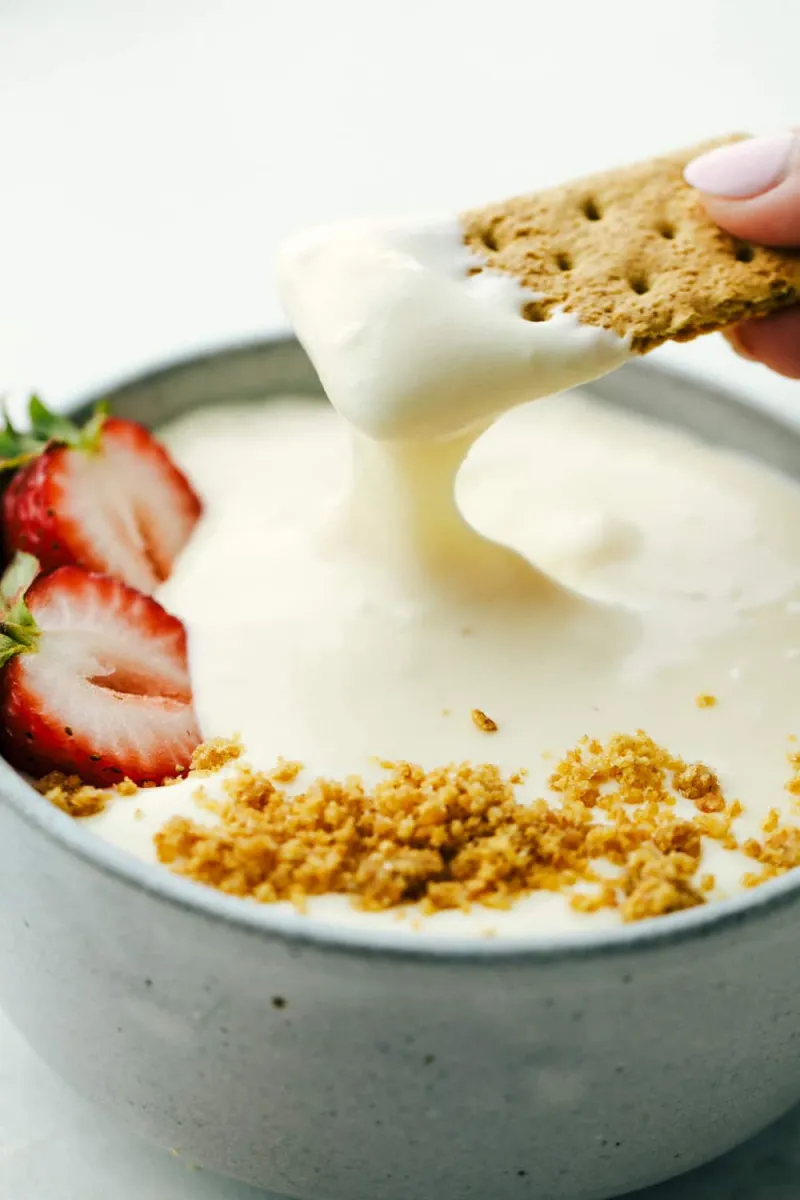 2 Ingredient Cheesecake Dip